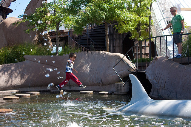 City Museum, St. Louis: stepping stones City Museum, St. Louis: stepping stones