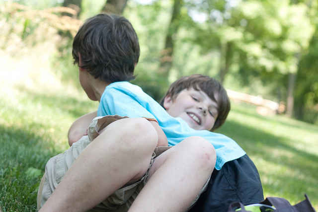 Boys wrestling Boys wrestling