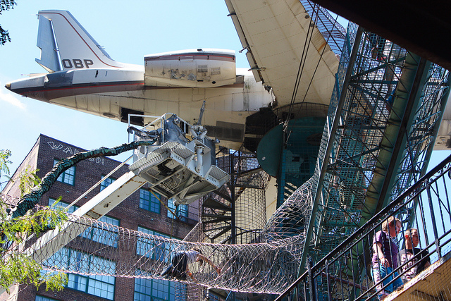 City Museum, St. Louis City Museum, St. Louis: suspended airplane