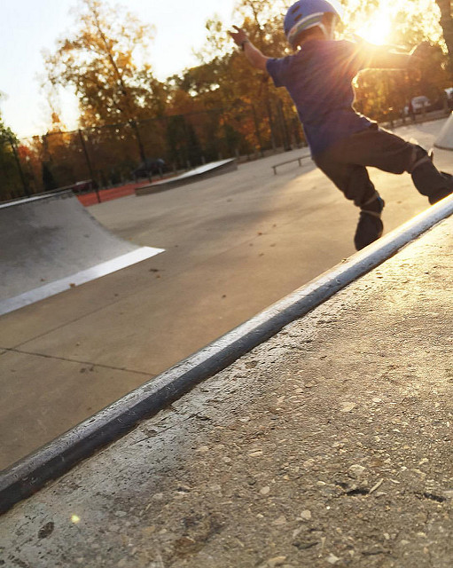Boy at Skatepark