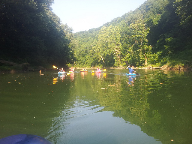 Kayaking with kids via The Risky Kids Kayaking with kids via The Risky Kids