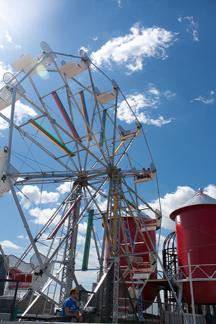 City Museum, St. Louis: rooftop ferris wheel City Museum, St. Louis: rooftop ferris wheel