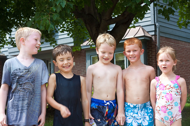 Hanging out in the front yard Hanging out in the front yard