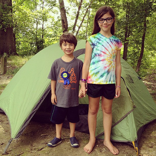 Happy Campers via The Risky Kids Camping Gothic.