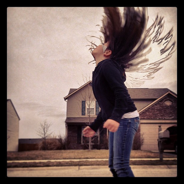 Whip my hair back and forth! #pjuniversity @photojojo