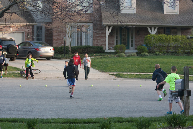 make up an outdoor game