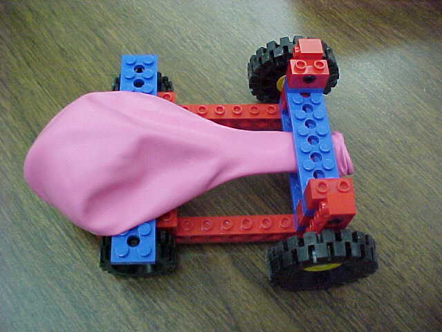 lego balloon car