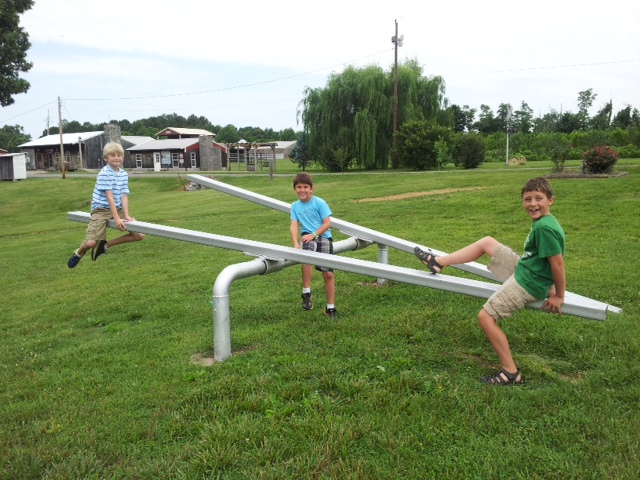 See-saws at Bottom View Farm