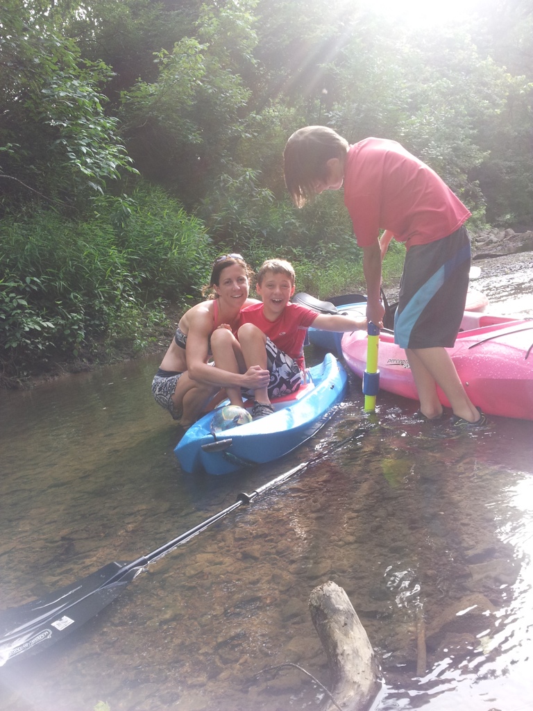 Kayaking with kids