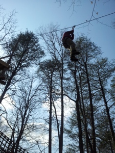 Ziplining for kids Adventureworks Zip Line