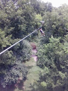 Treetop Adventure Park, Nashville. Zipline Treetop Adventure Park, Nashville. Zipline