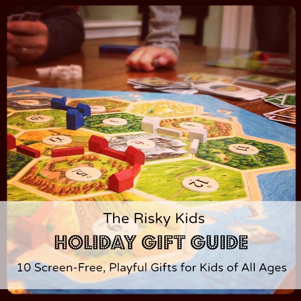 The Risky Kids holiday gift guide: screen-free, playful Christmas gift ideas for kids of all ages. The Risky Kids holiday gift guide: screen-free, playful Christmas gift ideas for kids of all ages.