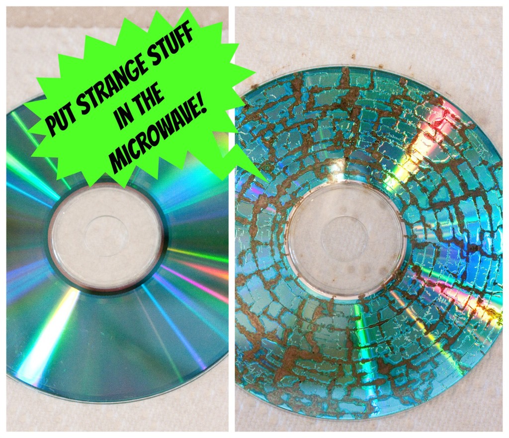 CD in the microwave