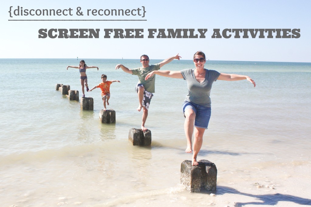 screen-free family activites