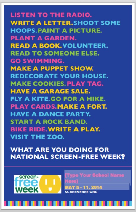 Screen Free Week